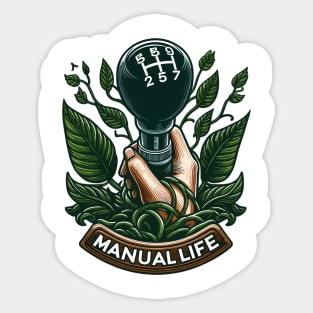 Manual gear lever Sticker